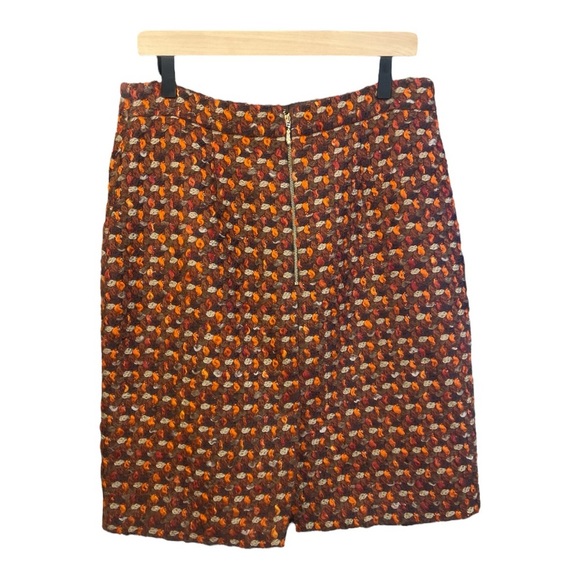 Kate Spade Judy Tweed Wool Pencil Skirt Academia Old Money Size 12 SE1 - Picture 2 of 6